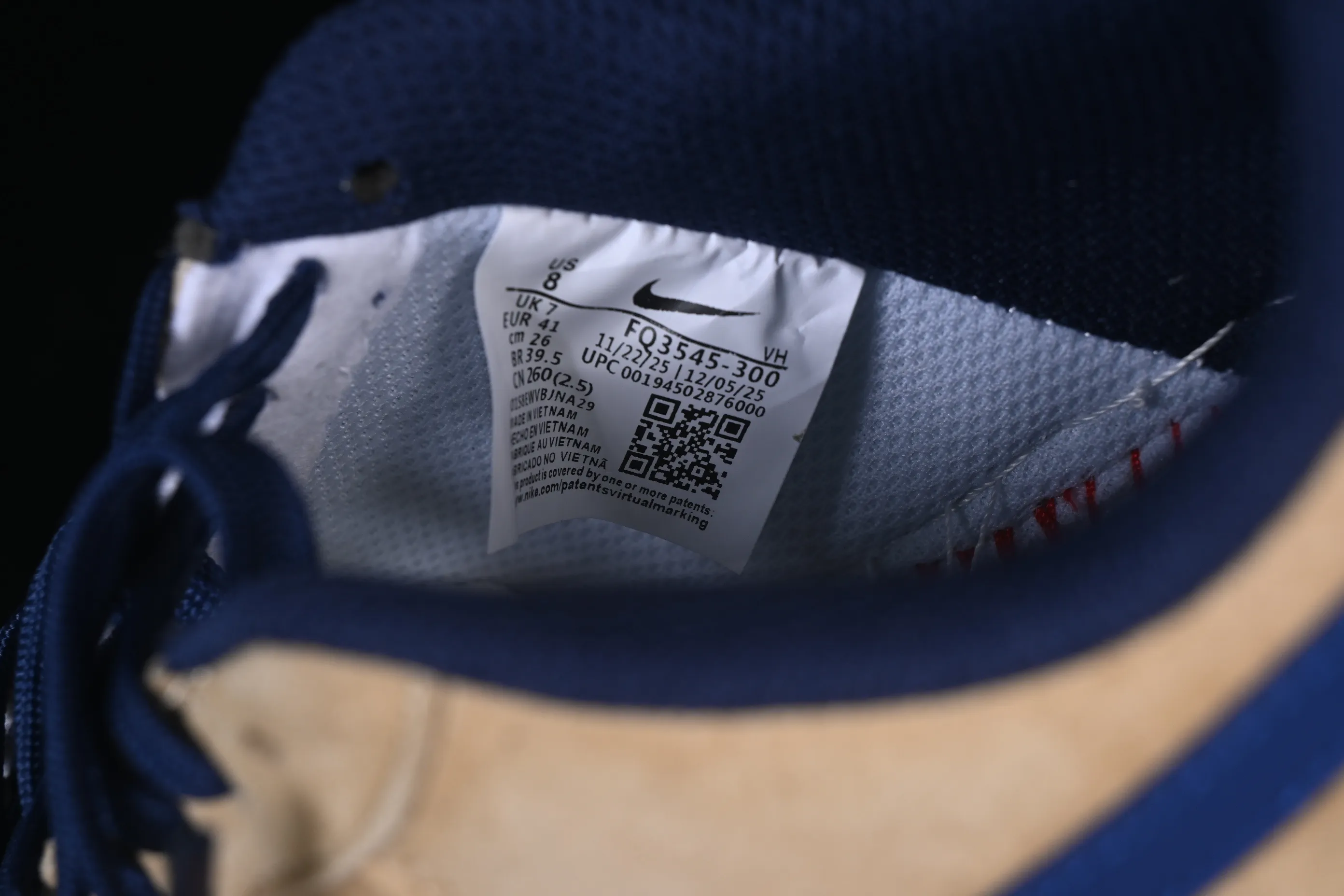 All Categories Nk Air Force 1 Air Force Series Nk Air Force 1 Low Air Force Low Nike Air Force 1'07 Low Joint Sand Brown Navy Air Force One Low Casual Shoes FQ3545-300